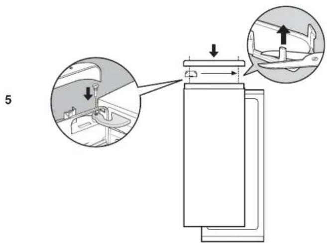 INDESIT UFAAN 400 - Réversibilité des portes - 3