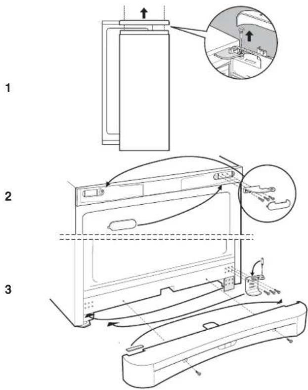 INDESIT UFAAN 400 - Réversibilité des portes - 1