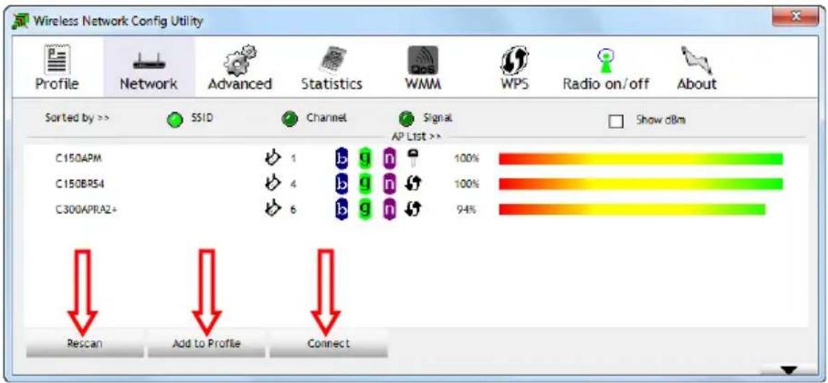 CONCEPTRONIC C300RU V3 - Ligar manually à sua rede sem fios - 1