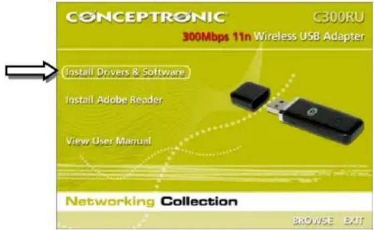 CONCEPTRONIC C300RU V3 - Instalación de los drivers y del software - 1