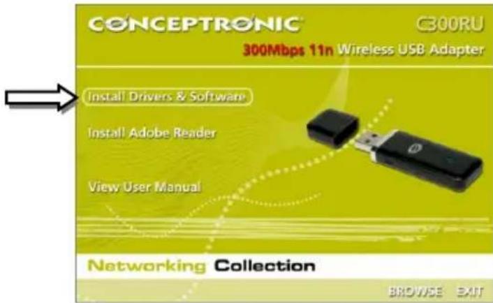 CONCEPTRONIC C300RU V3 - Installation du Driver &amp; Software - 1
