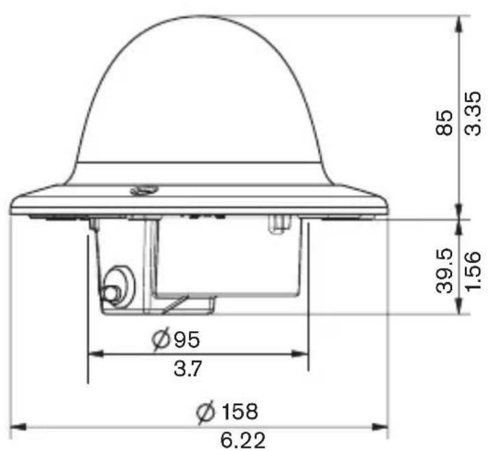 BOSCH VDC445V0410 - Dimensiones en mm - 2