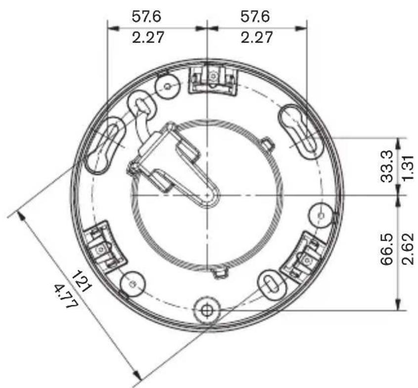 BOSCH VDC445V0410 - Dimensoes (mm/polegadas) - 1