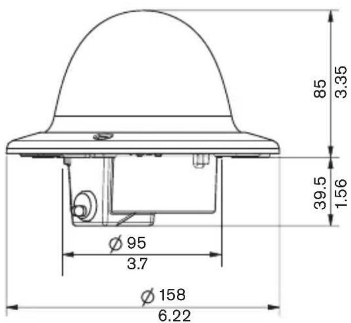 BOSCH VDC445V0410 - Dimensioni in mm - 2