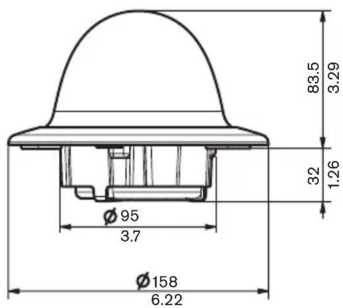 BOSCH VDC455V0910S - 尺寸 (毫米) - 2