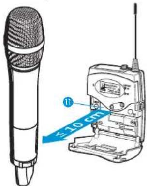 SENNHEISER EK 100 G3 - Synchroniser un émetteur avec le récepteur Diversity – « Sync » - 1