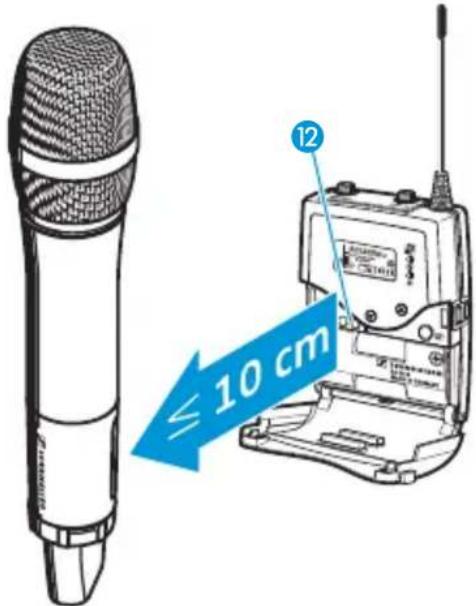 SENNHEISER EK 2000 - Synchroniser un émetteur avec le récepteur Diversity – « Sync » - 2