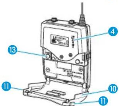 SENNHEISER EK 2000 - Allumer/éteindre le récepteur Diversity - 1