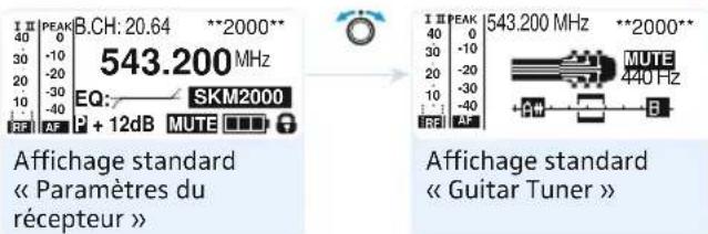 SENNHEISER EM 2050 - Accorder une guitare (pour émetteurs SK uniquement) - 1