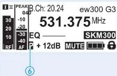 SENNHEISER EM 300 G3 - Activer/désactiver l'analyse du signal pilote - 3