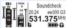 SENNHEISER EM 300 G3 - Couper le signal audio - 10