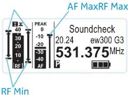 SENNHEISER EM 300 G3 - Effectuer un soundcheck - 5