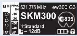 SENNHEISER EM 300 G3 - Couper le signal audio - 8
