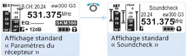 SENNHEISER EM 300 G3 - Effectuer un soundcheck - 3