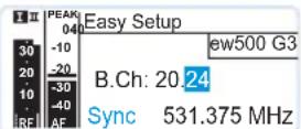 SENNHEISER EM 500 G3 - Synchroniser un émetteur avec un récepteur – fonctionnement individuel - 1
