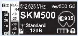 SENNHEISER EM 500 G3 - Couper le signal audio - 8