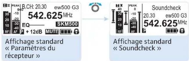SENNHEISER EM 500 G3 - Effectuer un soundcheck - 3