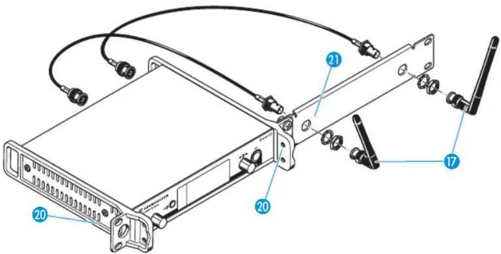 SENNHEISER EM 500 G3 - ATTENTION! Risques lors du montage en rack! - 3