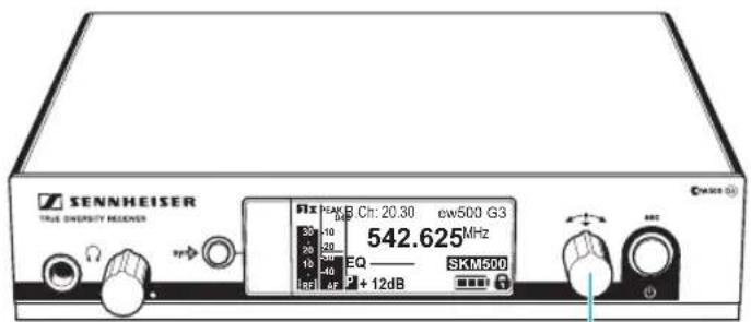 SENNHEISER EM 500 G3 - Couper le signal audio - 6