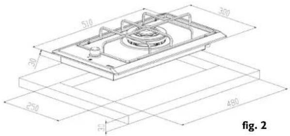 FRANKE Modul Bisel 2G - Preparing the cabinet - 2