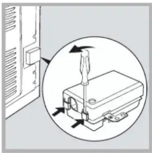 HOTPOINT-ARISTON F 532 C.1 IX HA - Montaggio del cavo di alimentazione - 1
