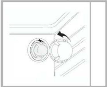 HOTPOINT-ARISTON F 532 C.1 IX HA - Sustituir la bombilla - 1