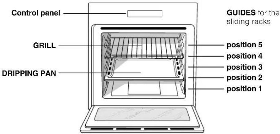 HOTPOINT-ARISTON F 532 C.1 IX HA - Description of the appliance - 1