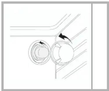 HOTPOINT-ARISTON FH 103 C IXHA - Sustituir la bombilla - 1