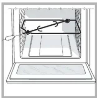 HOTPOINT-ARISTON FH 103 C IXHA - Tournebroche \* - 1