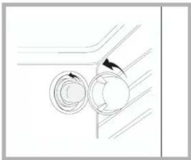 HOTPOINT-ARISTON FH 103 C IXHA - Sostituire la lampadina - 1