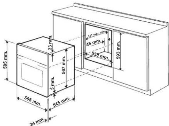 HOTPOINT-ARISTON FH 82 C IXHA - Empotramiento - 1