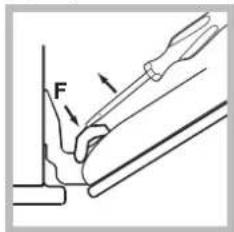 HOTPOINT-ARISTON FH 82 C IXHA - Limpeza da porta - 3