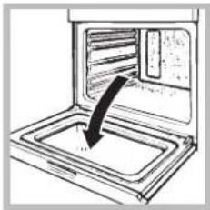 HOTPOINT-ARISTON FH 82 C IXHA - Cleaning the oven door - 1