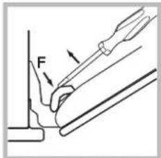 HOTPOINT-ARISTON FH 82 C IXHA - Limpiar la puerta - 3