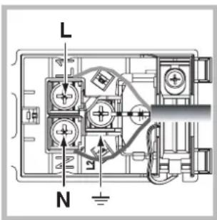 HOTPOINT-ARISTON OS 992 C IX HA - Fitting the power supply cable - 2