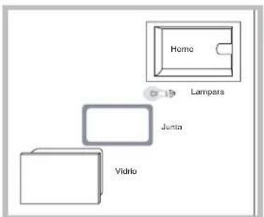 HOTPOINT-ARISTON FQ 103GP.1(ICE)F HA - Sustituir la bombilla - 1