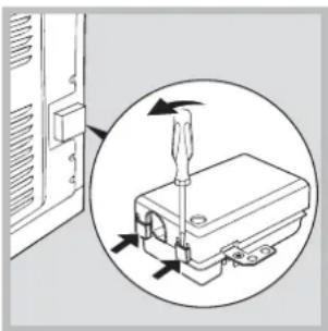 HOTPOINT-ARISTON FQ 103GP.1(ICE)F HA - Montagem do cabo de fornecimento - 1