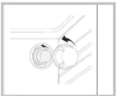 HOTPOINT-ARISTON FT 95V C.1 (AN) HA - Substituição da lâmpada - 1