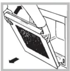 HOTPOINT-ARISTON FT 95V C.1 (AN) HA - Cleaning the oven door - 3