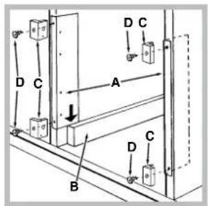 HOTPOINT-ARISTON FT 95V C.1 (AN) HA - Centraggio e fissaggio - 1