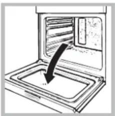 HOTPOINT-ARISTON FT 95V C.1 (AN) HA - Cleaning the oven door - 1