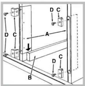HOTPOINT-ARISTON FT 95V C.1 (AN) HA - Centring and fixing - 1
