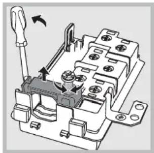 HOTPOINT-ARISTON FZ 1032GP.1 IX F HA - Montagem do cabo de fornecimento - 2