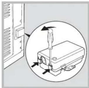 HOTPOINT-ARISTON FZ 1032GP.1 IX F HA - Fitting the power supply cable - 1