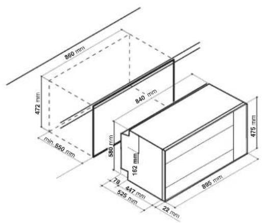 HOTPOINT-ARISTON MB 91.3 IX HA - Fixação - 2