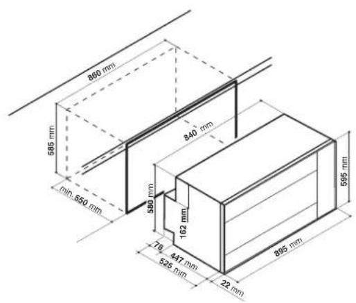 HOTPOINT-ARISTON MB 91.3 IX HA - Fastening the oven - 2