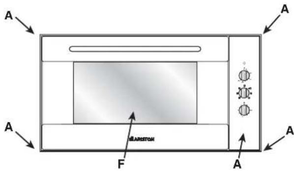 HOTPOINT-ARISTON MB 91.3 IX HA - Fissaggio - 1
