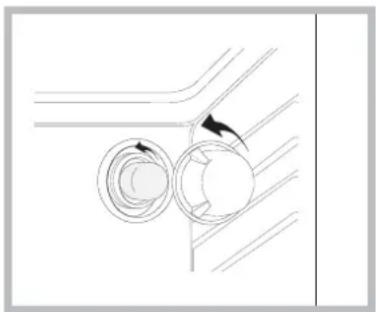 HOTPOINT-ARISTON MB 91.3 IX HA - Replacing the light bulb - 1