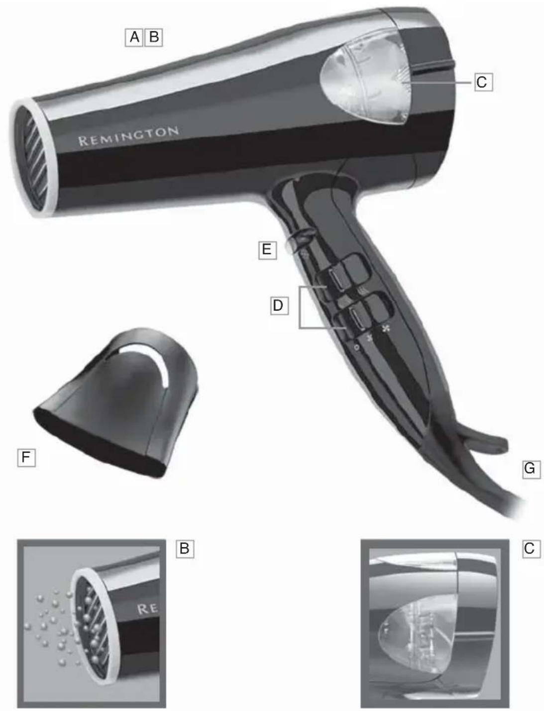 REMINGTON D3700 - Dual Turbo 3000 - 1
