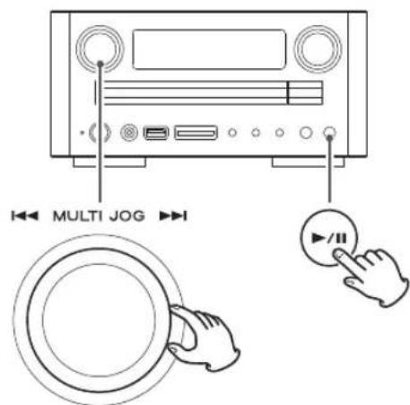 TEAC CRH238I B - To skip to the next or a previous track - 1